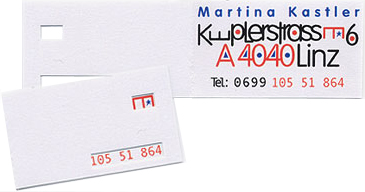 business card by heike kastler